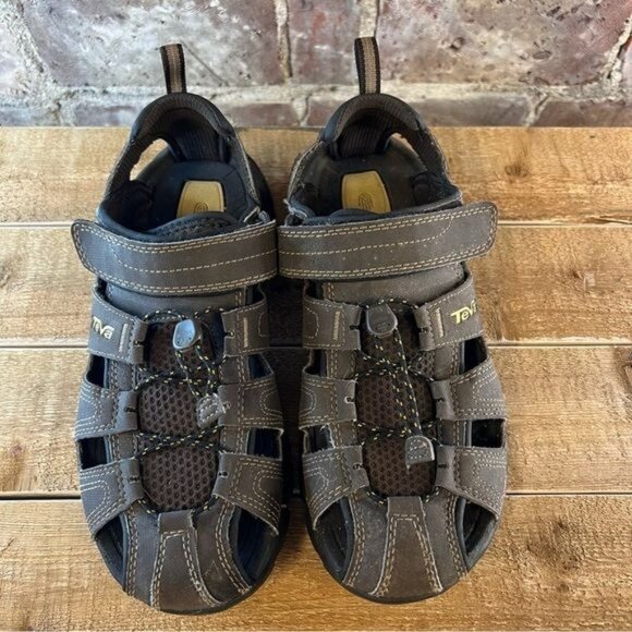Teva Men’s Forebay Fisherman Sandal Brown (1001116) Sz 8 - Picture 2 of 11